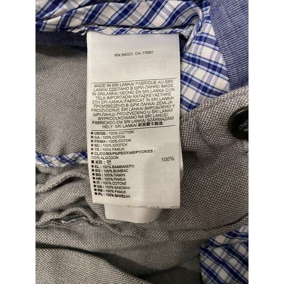 Banana Republic Kentfield Gray Cotton Chino Pants 36x30 Herringbone Weave - Picture 7 of 7